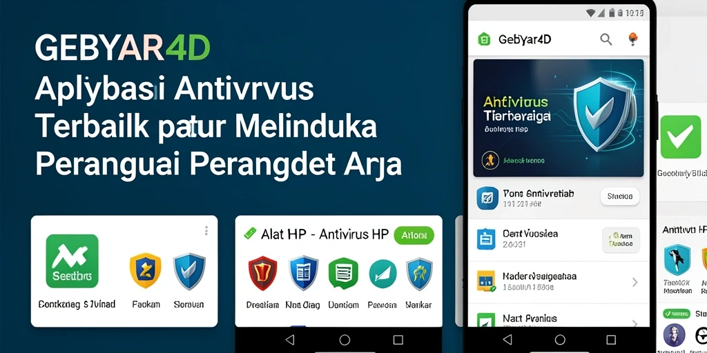 Antarmuka pengguna GEBYAR4D yang intuitif dan fungsional untuk perlindungan Antivirus HP.