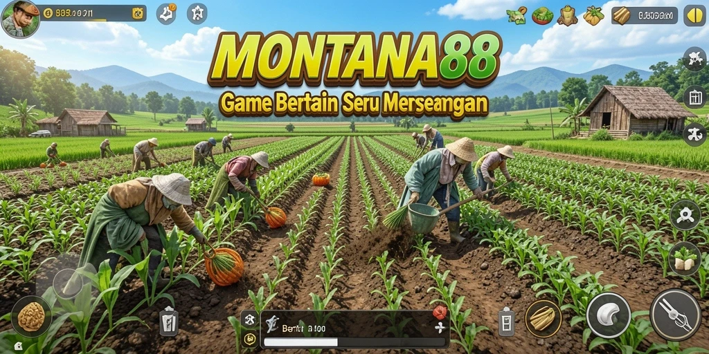 Antarmuka MONTANA88 yang menarik dan fungsional untuk bertani.